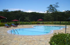 Lake Naivasha resort pool